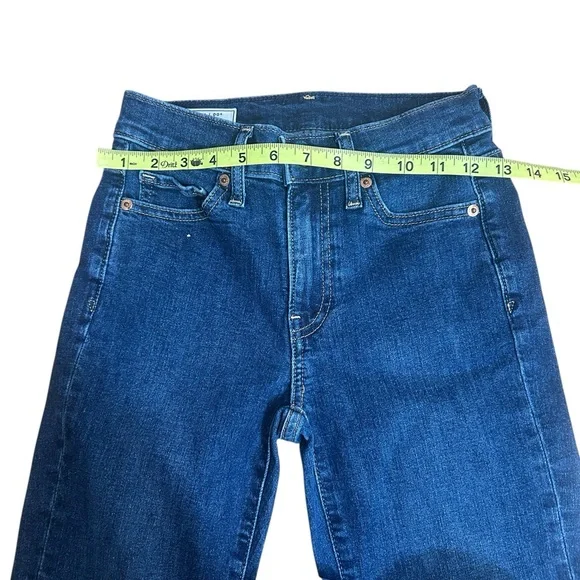 GAP Baby Boot Cut Mid Rise Denim Blue Jeans size 24 (00) like new - Picture 3 of 6